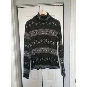 Terramar Woolskins Merino Wool Base Layer Nordic fair Isle thermal outdoorsy XL